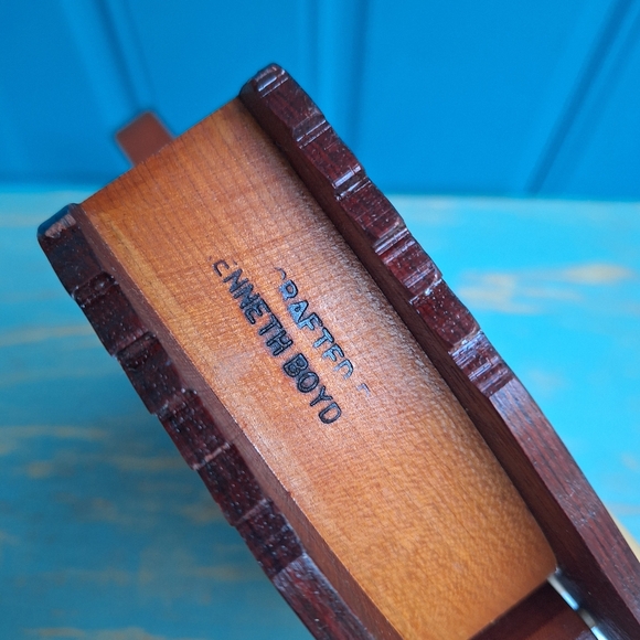 Wood Alligator Mascot Crocodile Gator Lover Gift Handmade Wooden Toy Home Decor - Picture 4 of 15